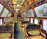 210-Amerika---Pullman-Schlafwagen-mit-zurckgeklappten-Betten