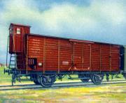 229-Deutschland---Bedeckter-Gterwagen-mit-Bremse