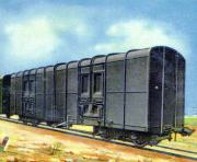 232-Amerika---Geschlossener-Drehgestell-Gterwagen