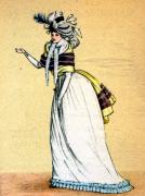 138-Dame-in-gestreiftem-Schultertuch