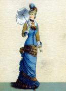 267-Dame-im-Vormittagskleid