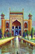 32-Agra---Haupottor-des-Taj-Mahal