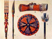 227-Waffen-und-Schnitzwerke-aus-Neuguinea