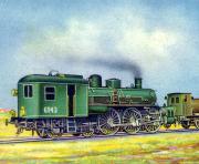 05-Italien---Mucca-Personenzug-Lokomotive
