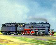 34-Deutschland-Dreizylinder-Heidampf-Lokomotive